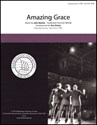 Amazing Grace TTBB choral sheet music cover